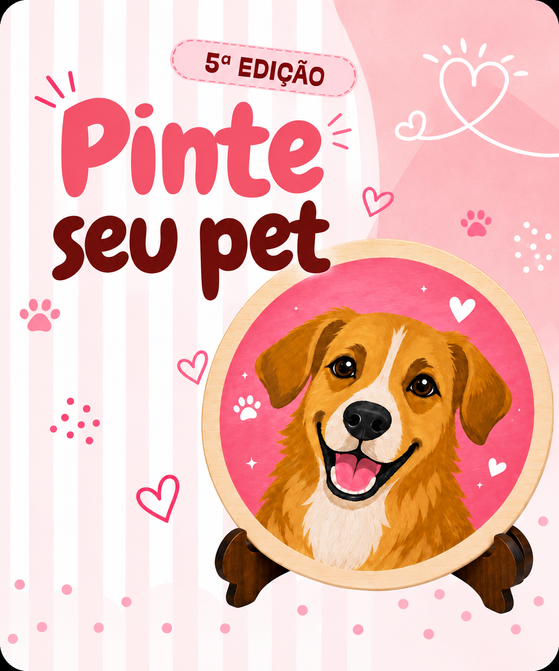 Arte da edição Pinte seu Pet